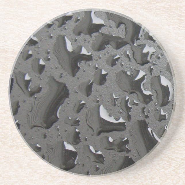 Posavasos Negro húmedo (Frente)