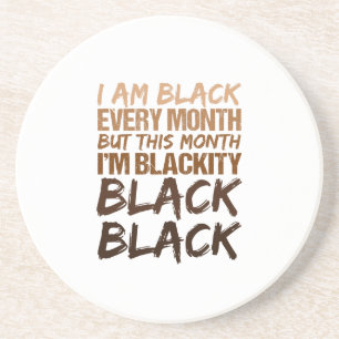 Posavasos Negro negro cada mes historia negra africana
