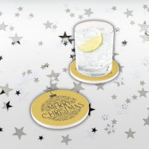 Negro simple en la Navidad de los cerezos de oro |