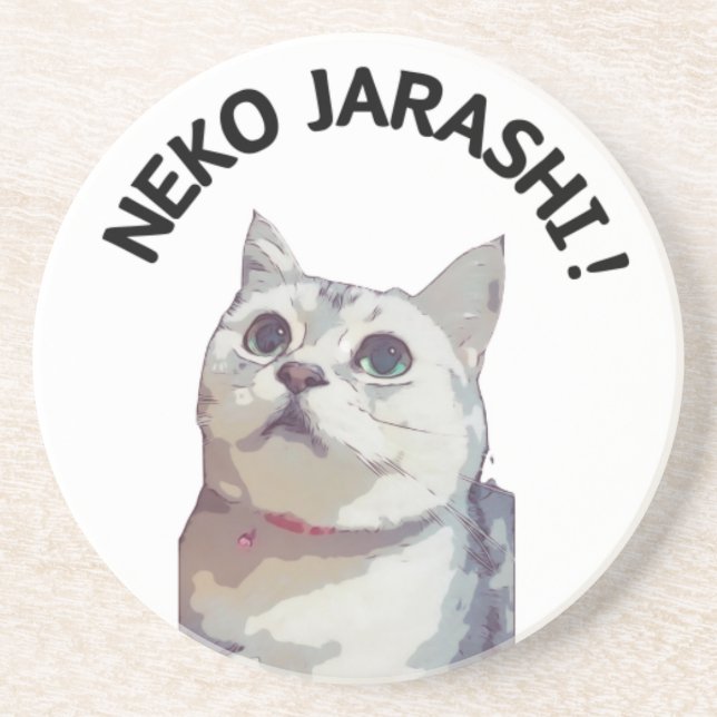 Posavasos NEKO JARASHI coaster by ramu (Frente)