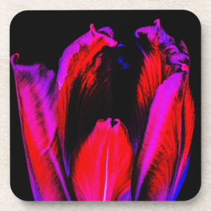 Posavasos Neon Glow Tulip