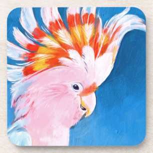 Posavasos Neon Mohawk - Cockatoo rosa