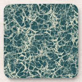 Posavasos Networking Neurons on Teal - seamless pattern.