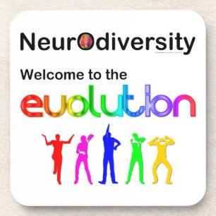 Posavasos Neurodiversidad Bienvenidos a la evolución