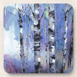 Posavasos Nevada en el Birch Encantado