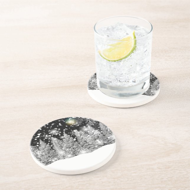 Posavasos Nevada en el solsticio de invierno (Lado)