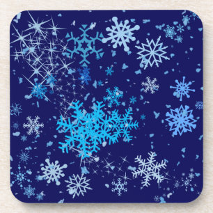 Posavasos Nevada nocturna de los navidades