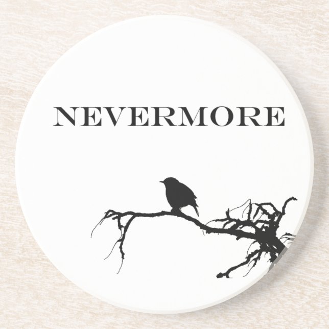 Posavasos Nevermore Raven Poem Edgar Allan Poe Design (Frente)