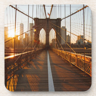 Posavasos New York City Brooklyn Bridge Sunrise