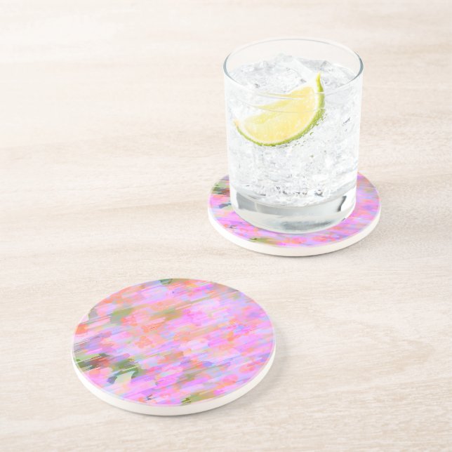 Posavasos Niebla rosa (Lado)