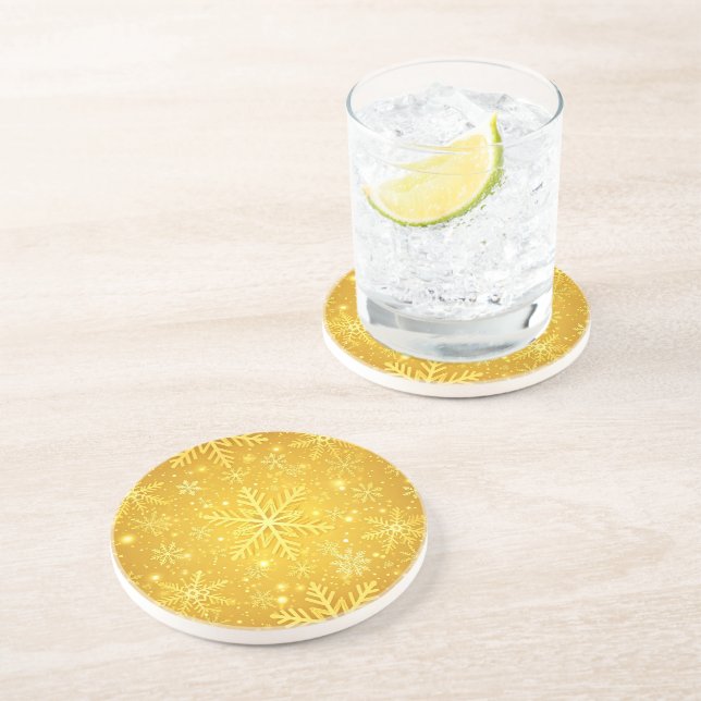 Posavasos Nieve Dorada (Lado)