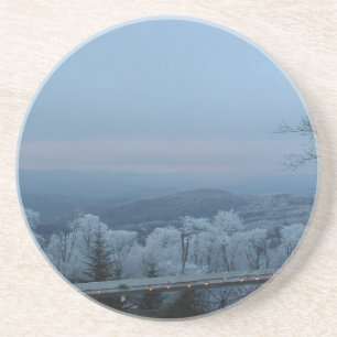 Posavasos Nieve en la montaña rusa Blue Ridge