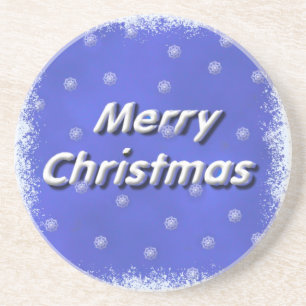 Posavasos Nieve navideña 3D Merry