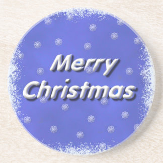 Posavasos Nieve navideña 3D Merry