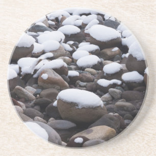 Posavasos Nieve y rocas, parque nacional Mt. Rainier