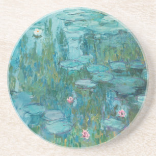 Posavasos Nieves de agua, pintura de aceite de Bella Artes, 