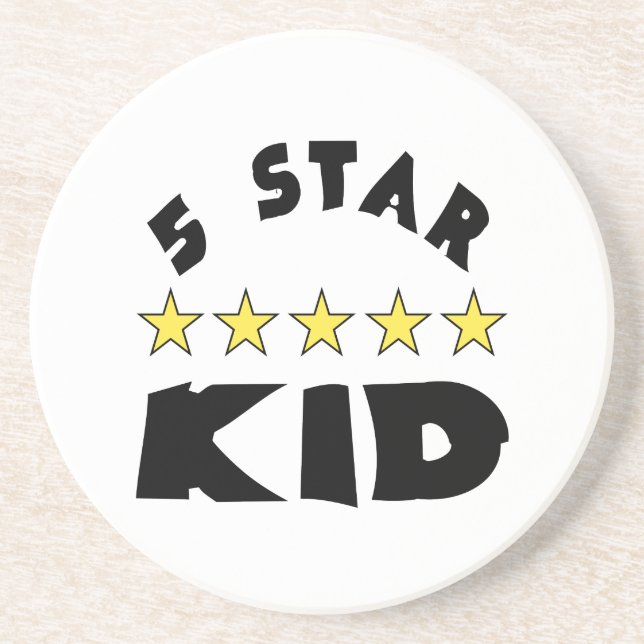 Posavasos Niño de 5 estrellas (Frente)