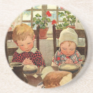 Posavasos Niños agradecidos de Jessie Willcox Smith