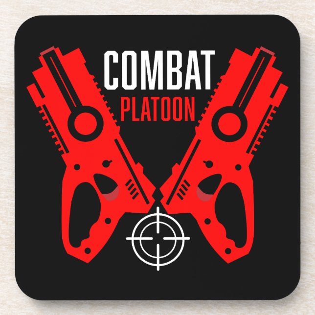 Posavasos Niños Navidades de la batalla de juguetes (Frente)