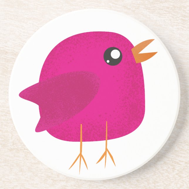 Posavasos Niños pajarito lindo (Frente)
