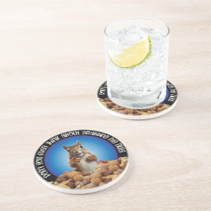 Posavasos No agarres mis nueces - ardilla divertida