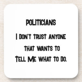 Posavasos No confío