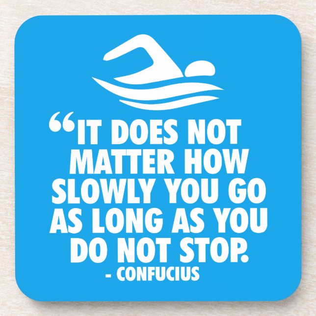 Posavasos NO DETENER - Natación Motivacional (Frente)