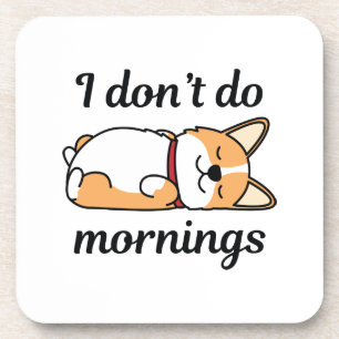 Posavasos No hago mañanas