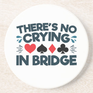 Posavasos No hay juego de cartas divertidas para llorar en B