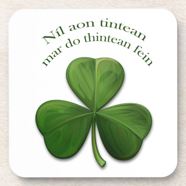 Posavasos No hay lugar como casa (Frente)