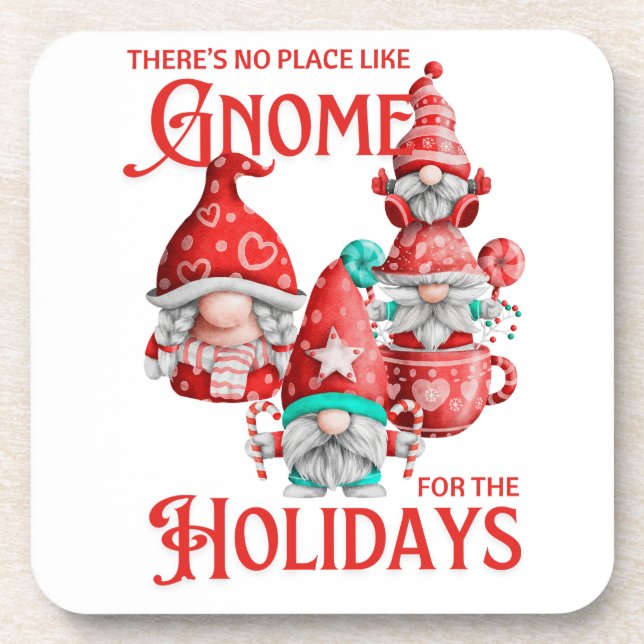 Posavasos No Hay Lugar Como Gnome (Frente)