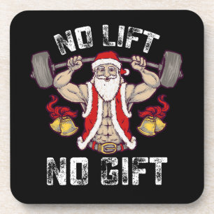 Posavasos No Levantar No Regalo Santa Gimnasio Entrenamiento
