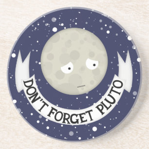 Posavasos No olvide Plutón