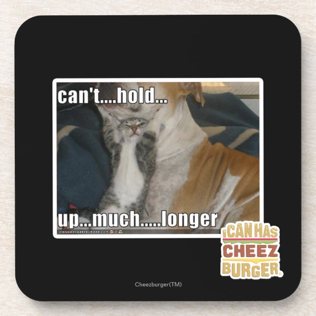 Posavasos No puede soportar mucho más de largo (Frente)