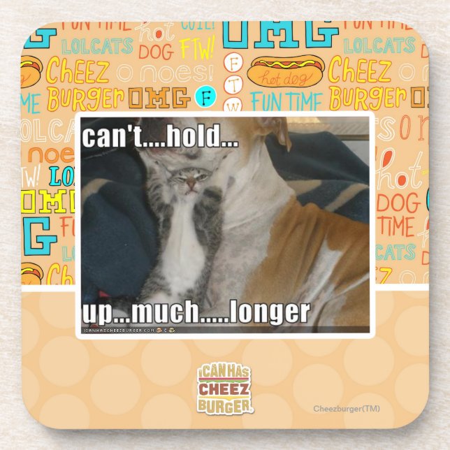 Posavasos No puede soportar mucho más de largo (Frente)