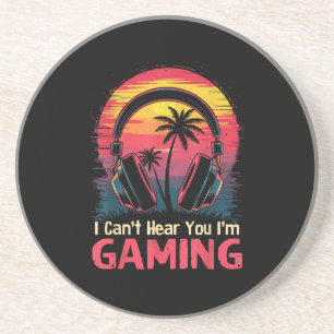 Posavasos No puedo oírte Estoy jugando videojuegos Divertido
