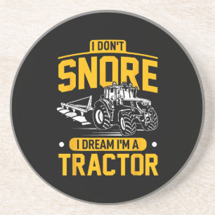 Posavasos No ronco, sueño que soy un tractor - granjero grac