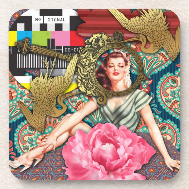 Posavasos No-Señal - Dama Cheeky (Frente)