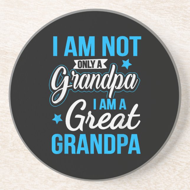 Posavasos No Sólo Un Abuelo, Soy Un Gran Abuelo (Frente)