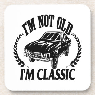 Posavasos No soy viejo soy clásico divertido coche