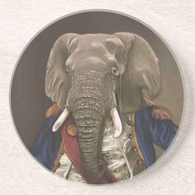 Posavasos Noble Beasts - Dandy Elephant (Frente)