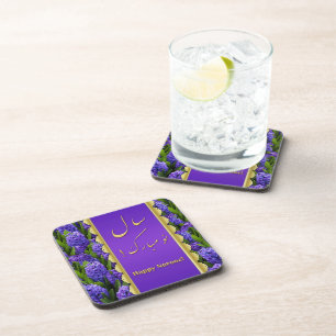 Posavasos Noble Happy Norooz Hyacinths - Cork Coaster