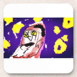 Posavasos Noche de búho de nieve