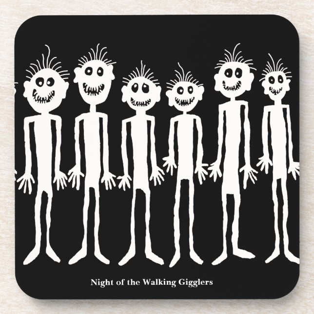 Posavasos Noche de los contrabandistas ambulantes Petroglyph (Frente)