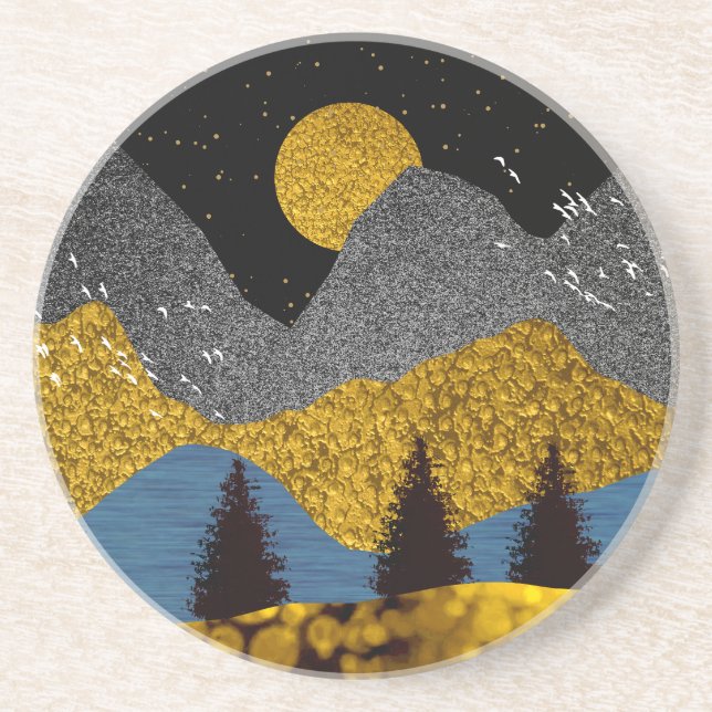 Posavasos Noche de oro (Frente)