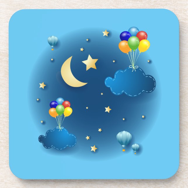 Posavasos Noche de sueños (Frente)