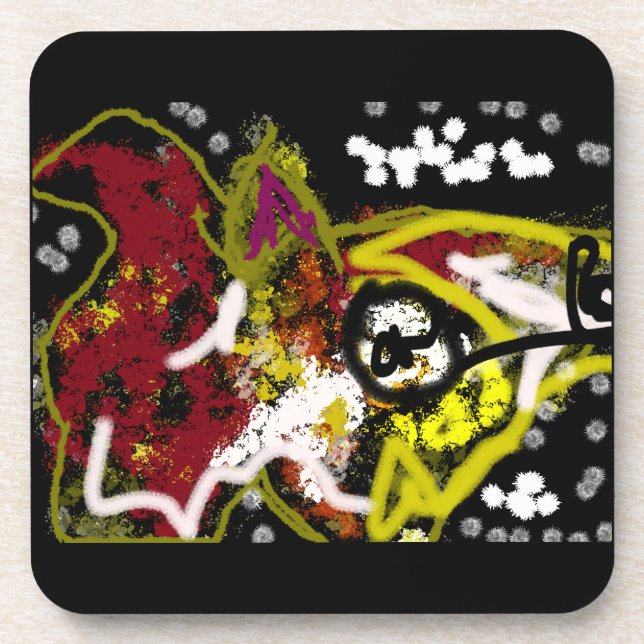 Posavasos noche de Wolf (Frente)