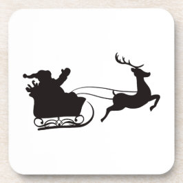 Posavasos Nochebuena navideña moderna y reno