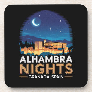 Posavasos Noches de la Alhambra - Granada España Viaje Arte
