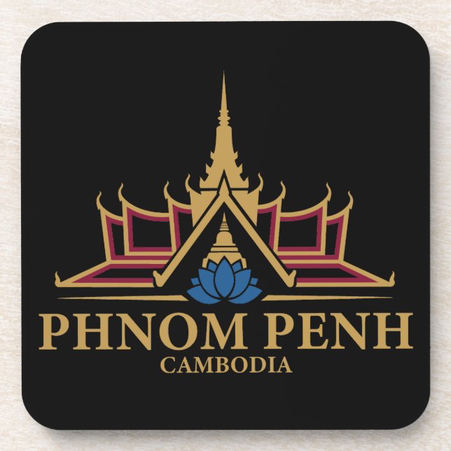 Posavasos Nom Pen Camboya Sudeste Asiático (Frente)